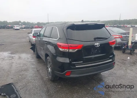 2018 Toyota Highlander Se z USA, uszkodzony, nr VIN 5TDJZRFH6JS486100